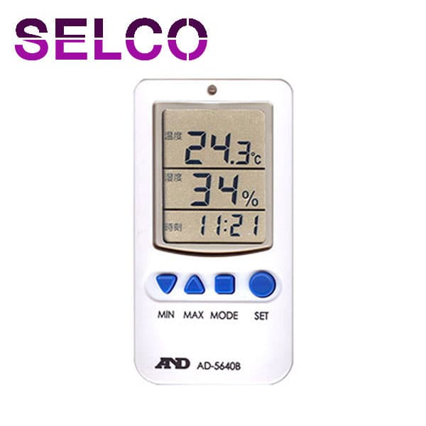 AD-5640B 디지털 온습도계 탁상/벽걸이용 온습도계 AND