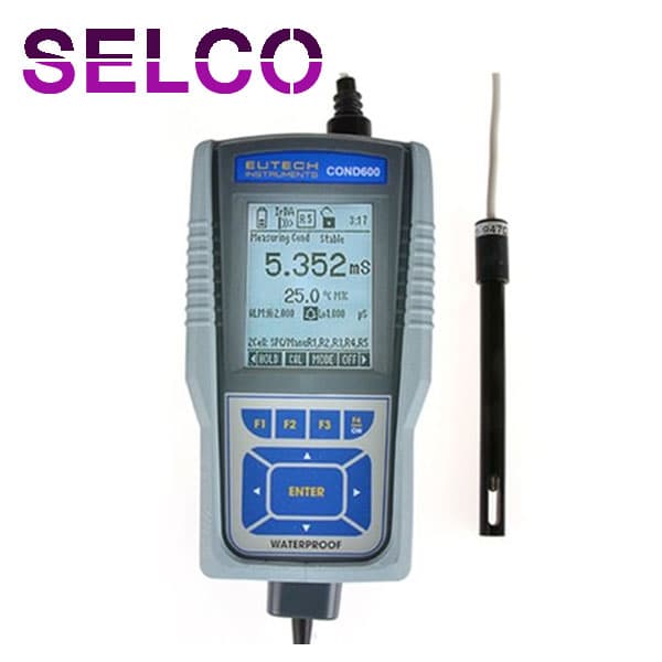COND 610 휴대용 전도도측정기 (전도도, 저항율, 염분, TDS, 데이터로깅) EUTECH
