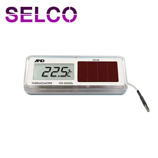 AD-5656SL 임베디드형 온도계 -40~99.9도 측정 (태양 전지) AND
