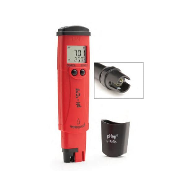 HI98128 (pHep®5) pH/온도 테스터기 (0.01pH)